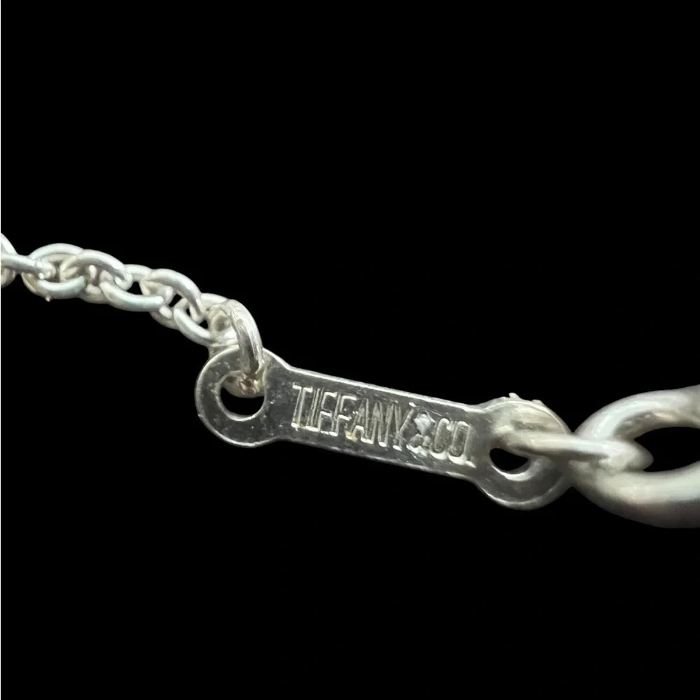 Tiffany & Co. Silver Large Full Heart Necklace - Picture 9 of 11